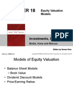 Investments, 8 Edition: Equity Valuation Models