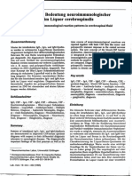 (14390477 - Journal of Laboratory Medicine) Die Diagnostische Bedeutung Neuroimmunologischer Reaktionsmuster Im Liquor Cerebrospinalis