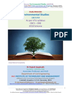 Study Material - 18CIV59 - EVS-Dr Rajesh Gopinath - CV - Dr. Rajesh Gopinath CIVIL