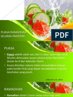 TIPS PUASA RAMADHAN SELAMA PANDEMI (Marselina Azalia Mahar, S.GZ, RD)