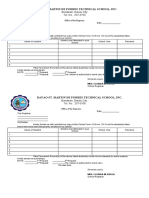 Davao St. Martin de Porres Technical School, Inc: Bunawan, Davao City Tel. No. 237-3756