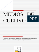 Medios de Cultivo