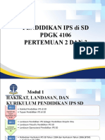 Pendidikan IPS SD PDGK 4106 Pertemuan 2 Dan 3