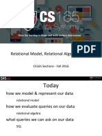 Relational Model, Algebra, and SQL Overview