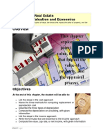 Principles of Real Estate Chapter 13-Valuation and Economics