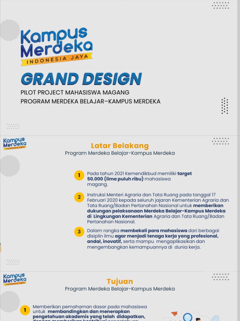 Paparan Grand Design MBKM (Redesign 1.5) | PDF