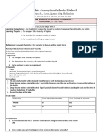 Immaculate Conception Cathedral School: Learning Module in General Chemistry 2