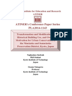 ATINER's Conference Paper Series PLA2014-1143: Athens Institute For Education and Research Atiner