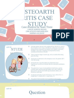 Osteoarth Ritis Case Study: Case Analysis by Team Three