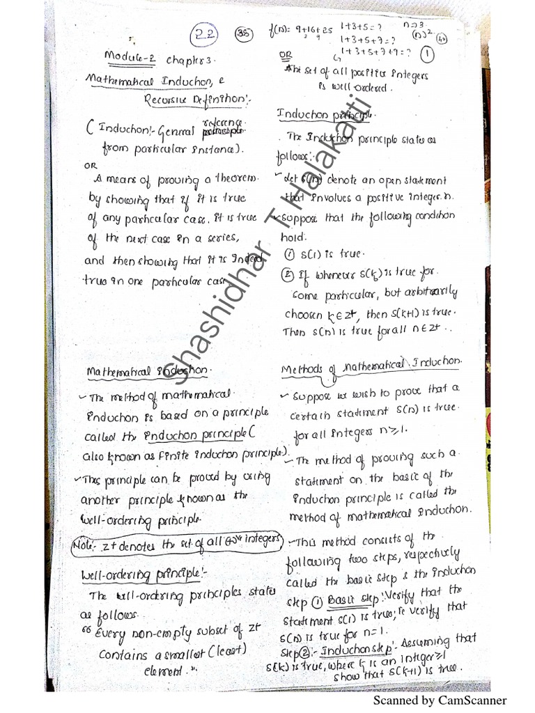 DMS Mod2 Hand Written | PDF