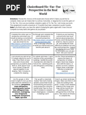 choice board