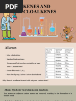 Alkenes and Cycloalkenes