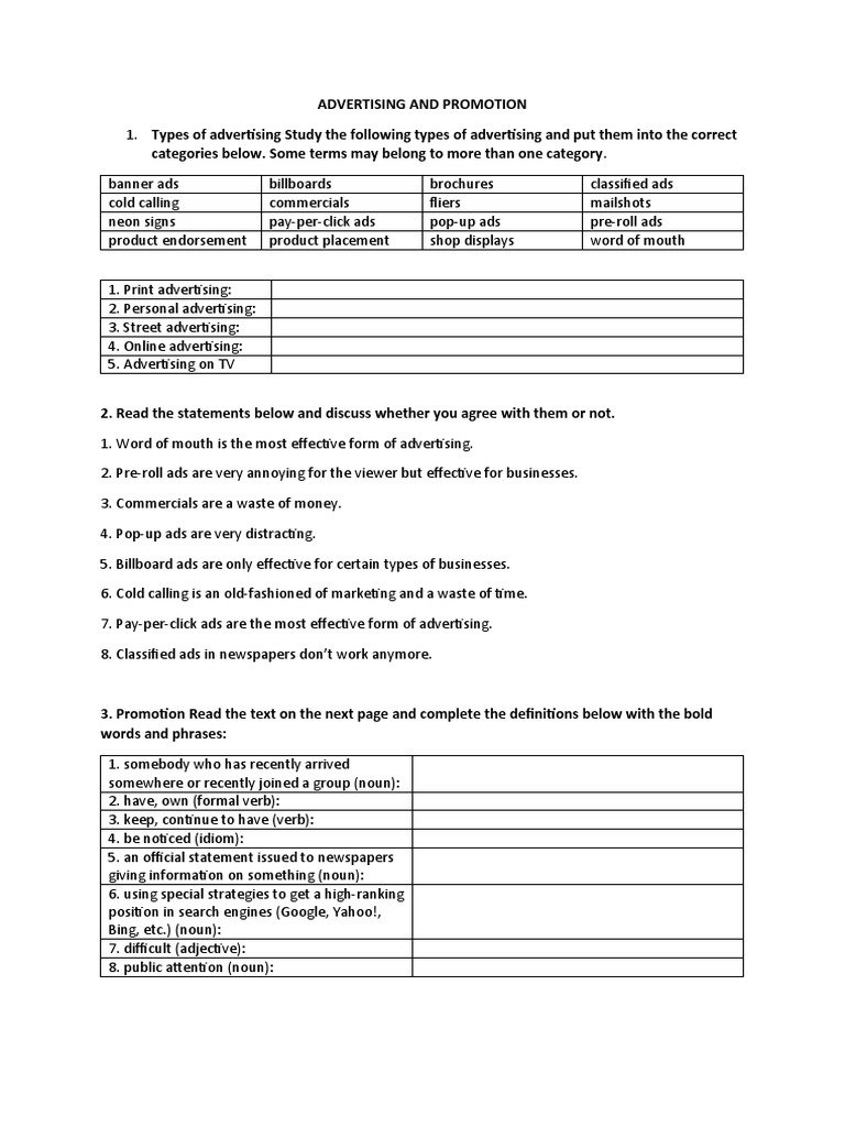 Advertising and Promotion Overview | PDF | Advertising | Online Advertising