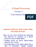 Digital Signal Processing: Convolution Sum