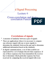 Digital Signal Processing: Cross-Correlation and Auto-Correlation Functions