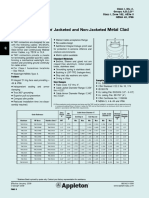 TMC Connectors For Jacketed and Non-Jacketed Metal Clad Cable