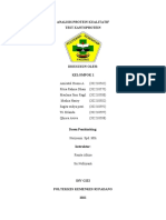 ANALISIS PROTEIN KUALITATIF Kelompok 1