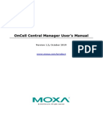 Oncell Central Manager User'S Manual: Version 1.2, October 2019