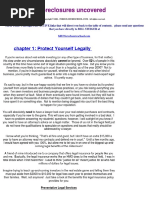 Foreclosures Uncovered
