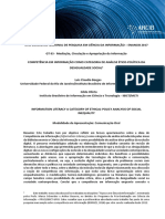 COMPETÊNCIA EM INFORMAÇÃO COMO CATEGORIA DE ANÁLISE ÉTICO-POLÍTICA DA DESIGUALDADE SOCIAL