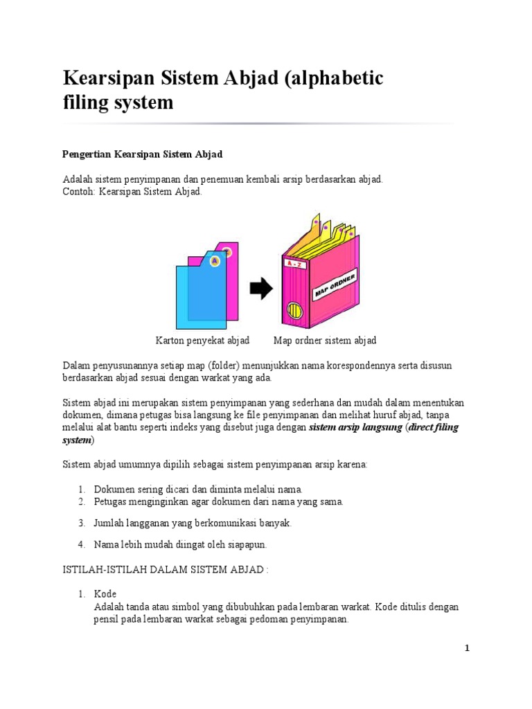 Topik 6 Sistem Abjads | PDF