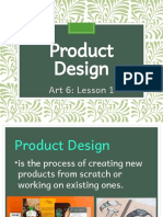Art 6 Lesson 1 Product Design