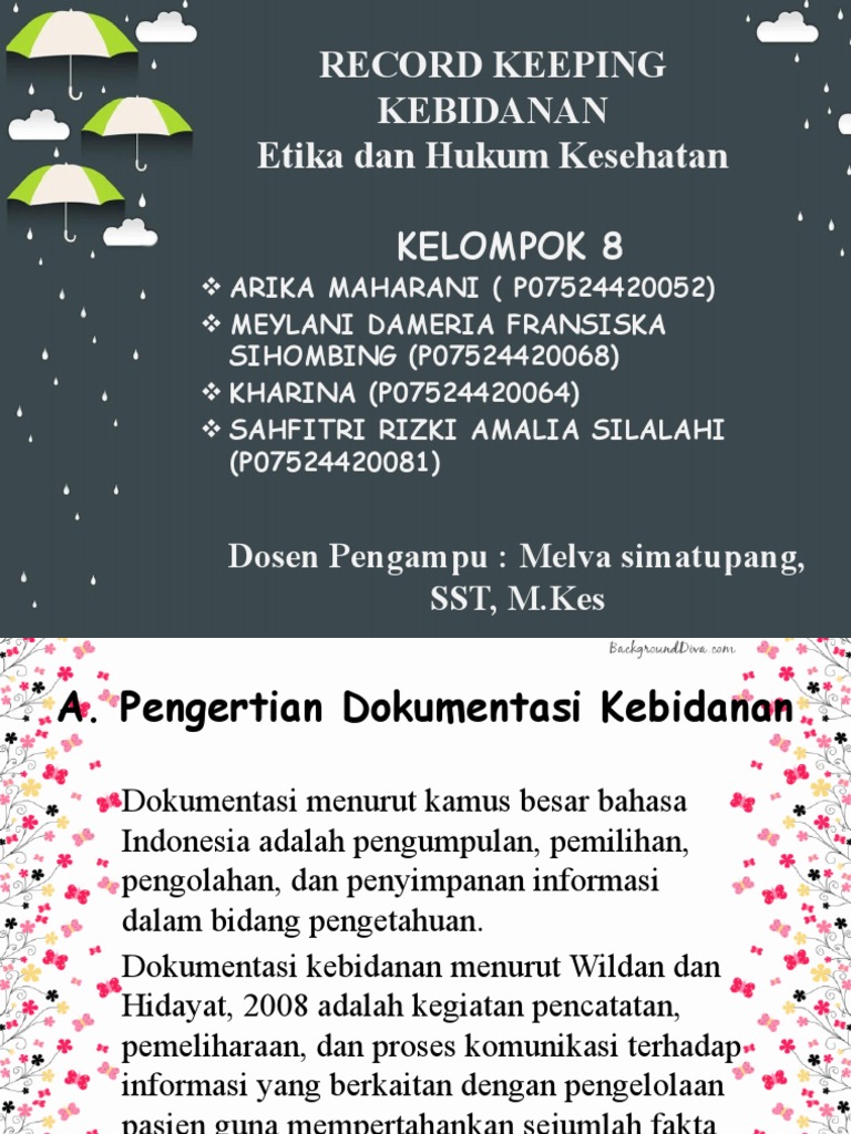 (Record Keeping) Etika Dan Hukum Kebidanan PDF
