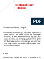 Interventional Study Designs Explained