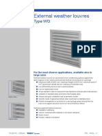 External Weather Louvres: Type WG