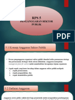 RPS 5 - Penganggaran Sektor Publik