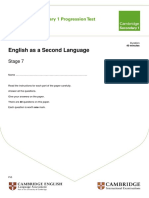 ESL Stage 7 Exam Guide