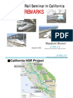 California HSR Seminar Highlights Benefits of High-Speed Rail