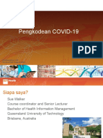 Coding of COVID-19 (Sue Walker)