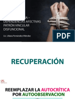 Dependencia Afectiva - Clase 3 - Lic. Liliana Fernández