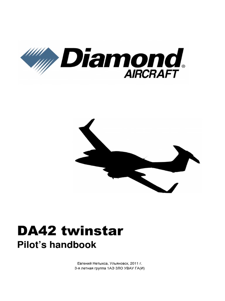 Diamond DA 42 POH | PDF | Airspeed | Landing Gear