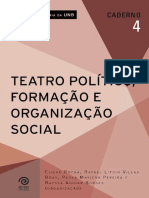 Teatro Politico Formaçao e organizaçao Caderno 4 Residência UnB