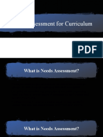 Needs Assessment