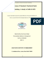 Competitiveness of Standard Chartered Bank in Retail Banking: A Study in Delhi & NCR