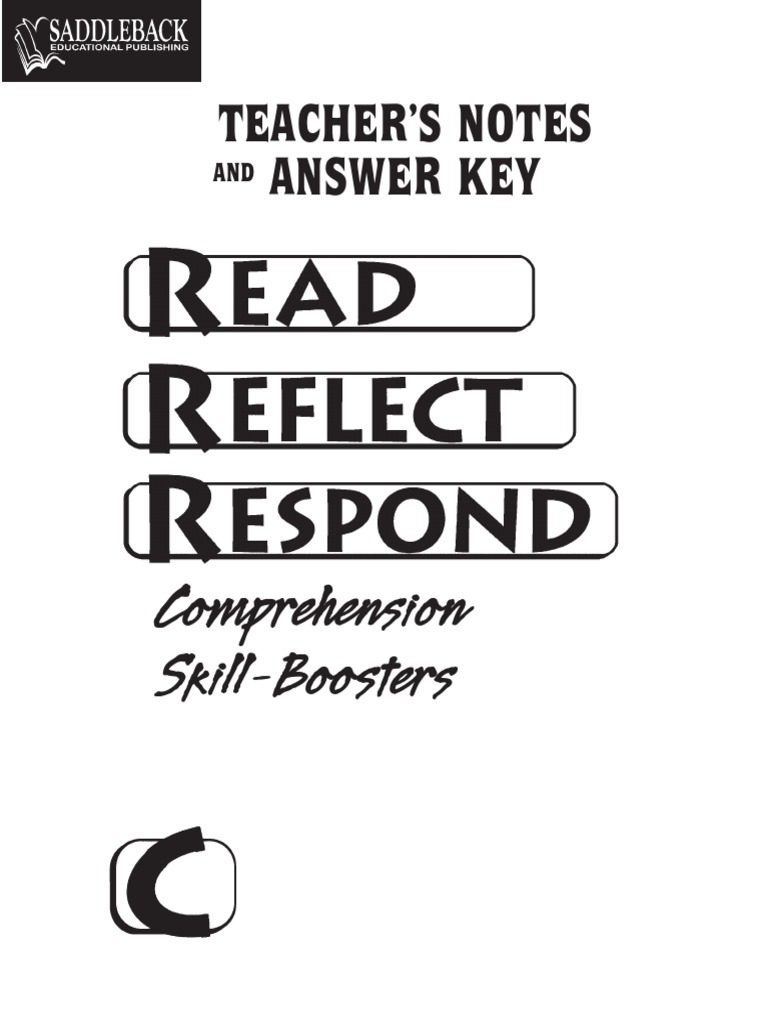 Teacher'S Notes Answer Key: Comprehension Skill-Boosters | PDF ...