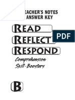 Read Reflect Respond B AK