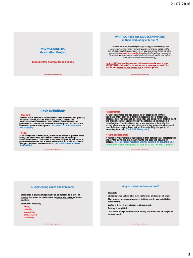 Engineering Standards in Mechanical Design | PDF | Mechanical ...
