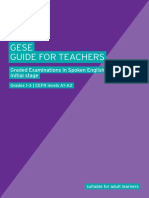 GESE Guide For Teachers - Initial Stage - Grades 1-3 (Adult Learners)