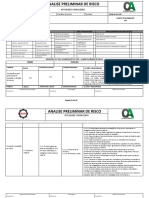 Análise de riscos para atividade de vidraceiro