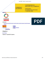 Agenda2030 - Objetivo 5. Igualdad de género