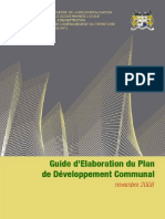 Mdglaat Guide D Elaboration Du Plan de Developpement Communal 2008