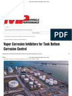 Vapor Corrosion Inhibitors For Tank Bottom Corrosion Control - Pavan K Shukla, Jerry Dewitt