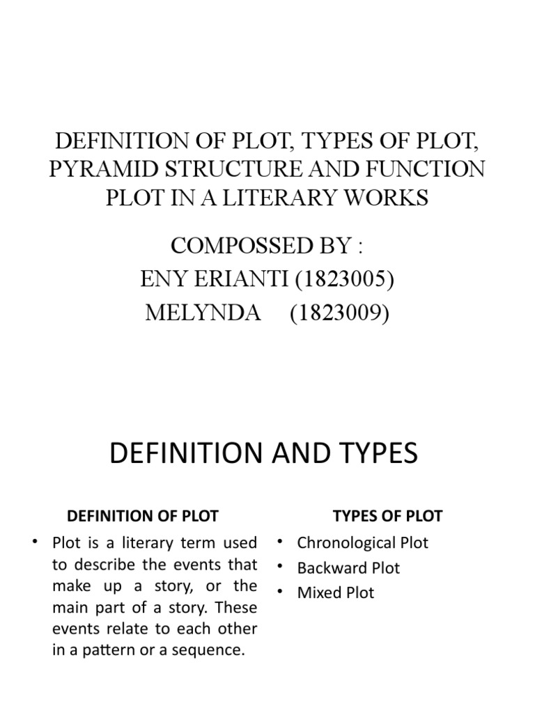 Definition of Plot, Types of Plot | PDF