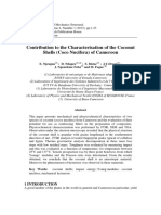 Contribution To The Characterisation of The Coconut Shells (Coco Nucifera) of Cameroon