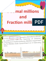 Decimal Million & Fraction Million