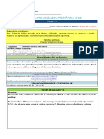 Guía Matemática 4°B N°12